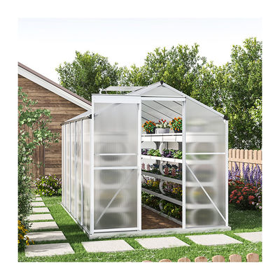 Serres de jardin par AJUNION Structure de cadre en aluminium polycarbonate facilement assemblé