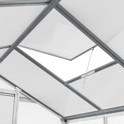 Serres de jardin par AJUNION Structure de cadre en aluminium polycarbonate facilement assemblé