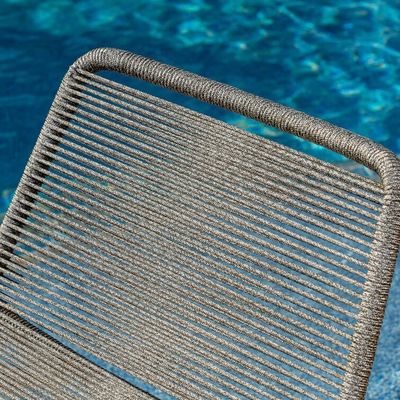 Ensemble de jardin de design minimaliste 2 sièges mobilier extérieur salon pour jardin de piscine