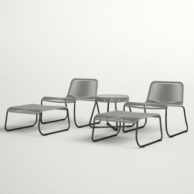 Ensemble de jardin de design minimaliste 2 sièges mobilier extérieur salon pour jardin de piscine