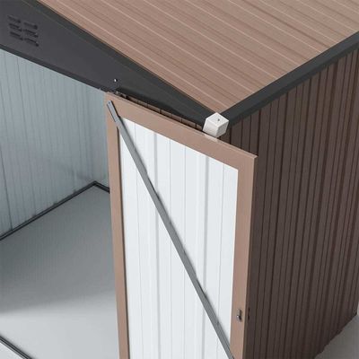 6.6ft Durable Metal Garden Shed maison de stockage de stockage pour outils solution de stockage extérieur