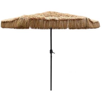 Jardin en plein air, plage patio, paille romaine, parapluie en aluminium