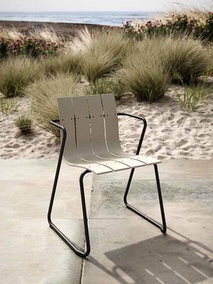 Détendez-vous avec style avec AJUNION Steel Outdoor Dining Set Chaise de patio Chaise de jardin