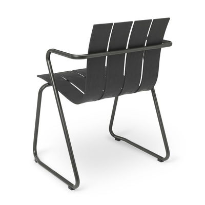 Chaise de jardin en acier métallique avec un design minimaliste Chaise en bois plastique par AJUNION