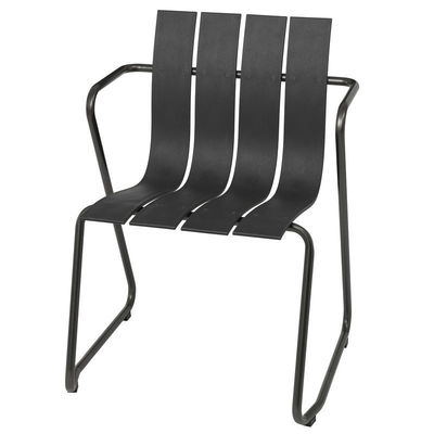 Chaise de jardin en acier métallique avec un design minimaliste Chaise en bois plastique par AJUNION