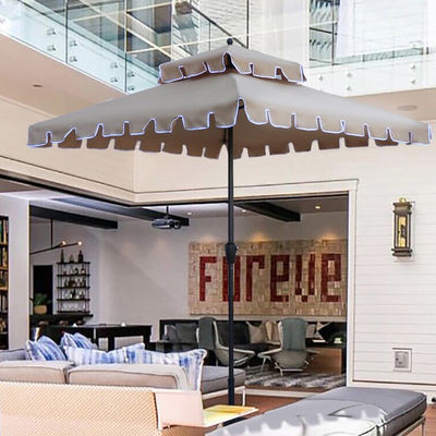 Restaurant extérieur Jardin Café Cour Patio Double couche Parapluie pour le camping