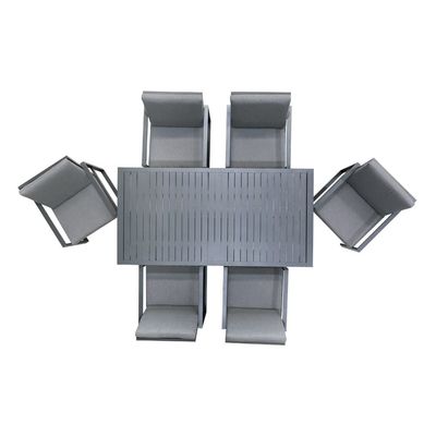 Emballage du courrier inclus AJUNION Meubles de salle à manger en aluminium métallique pour 6 places