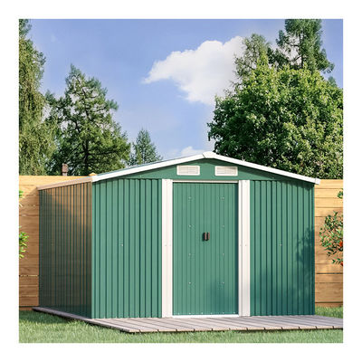 Convient et pratique AJUNION 6x8ft bâtiment de jardin Shed pour le stockage de Countyard