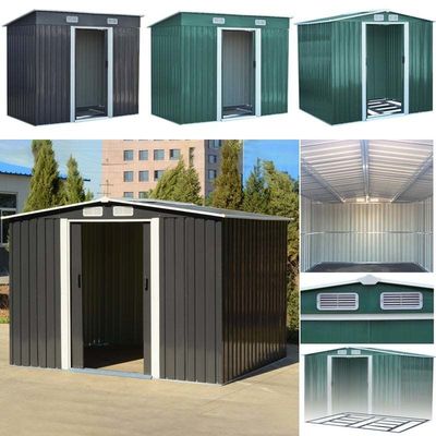 Convient et pratique AJUNION 6x8ft bâtiment de jardin Shed pour le stockage de Countyard