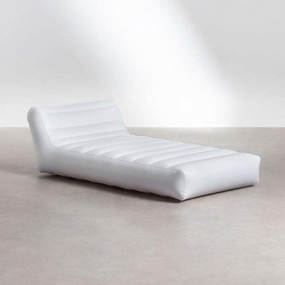 Couchette de piscine extérieure avec lit d'eau sac de haricots canapé lit air 160cm L x 90cm W Durable