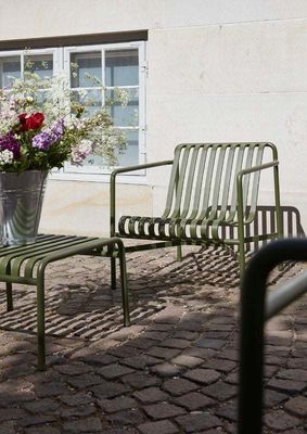 AJUNION Meubles d'extérieur en métal Cour arrière Chaise de patio Minimaliste Chaise de salon en acier pour jardin