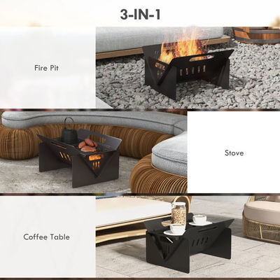 Assemblage rapide Table à café Foyer pour jardin jardin jardin de camping