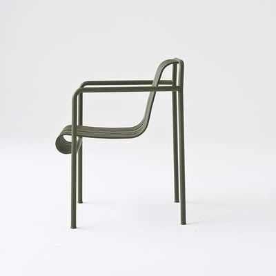 Transformez votre espace extérieur avec AJUNION fauteuil en acier minimaliste W63 x D66 x H80cm