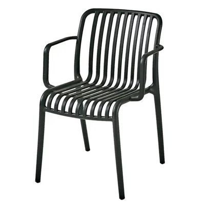 Chaises en métal en plastique empilable pour l'intérieur et l'extérieur
