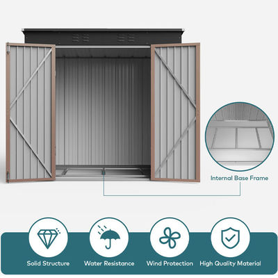 Cour extérieure Petit outil Château de vélo Maison métal acier étanche Garde de jardin