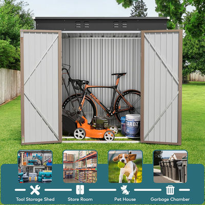 Cour extérieure Petit outil Château de vélo Maison métal acier étanche Garde de jardin