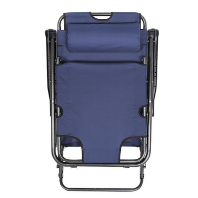 Chaise de plage portable et pliable pour piscine de camping de jardin de patio