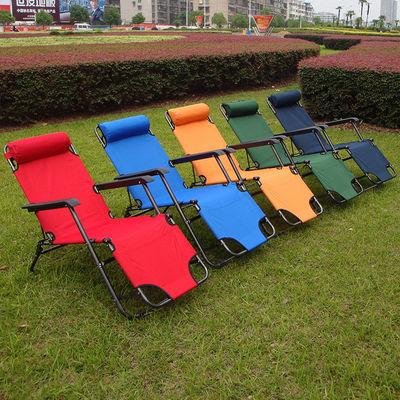 Chaise de plage portable et pliable pour piscine de camping de jardin de patio
