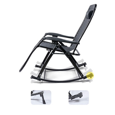 Logo personnalisé Chaise de salon en sol jardin camping porteuse pliable