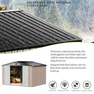 113 * 8,7 * 63 pouces moderne de jardin de jardin outil Shed maison pour le stockage de jardin étanche