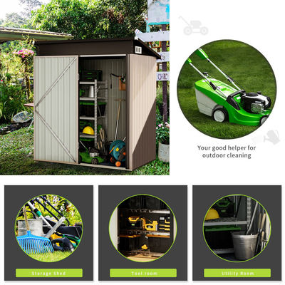 Petit jardin de métal de l' acier de stockage de la maison de jardin extérieur portable étanche à l' eau de vélo