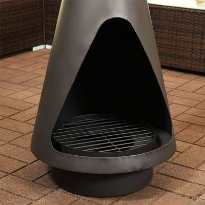 Poêle à bois d'acier Poêles à feu lourdes pour patio extérieur jardin de jardin Camping