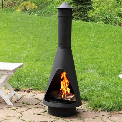 Poêle à bois d'acier Poêles à feu lourdes pour patio extérieur jardin de jardin Camping
