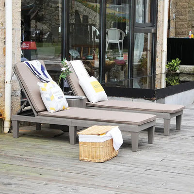 Modern Outdoor Beach Patio Hôtel fauteuil de soleil avec coussin et design empilable