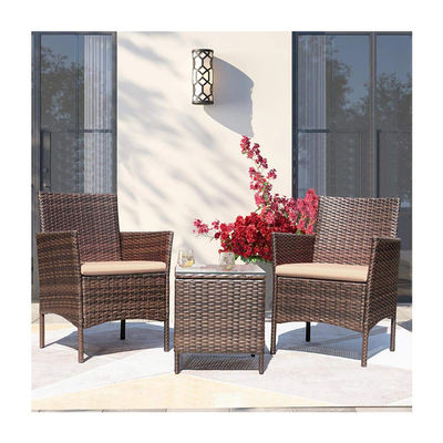 Détente en plein air AJUNION PE Rattan Patio Meubles pour le jardin de la piscine