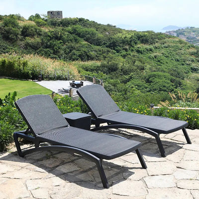 Chaise en plastique pour jardin en plein air, chaise empilable, chaise de luge pour patio de plage.