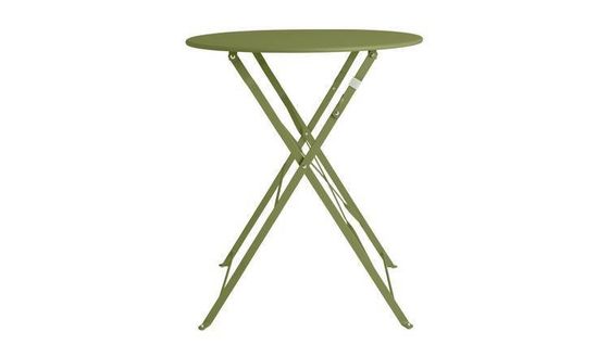 Ensemble de jardin en acier métallique élégant pour patio jardin maison W80xD68xH82cm Outdoor Bistro Set