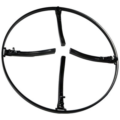 Patio extérieur jardin jardin feu de camping rond métal feu Pit Bowl avec Poker en noir