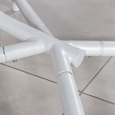 Meubles d'extérieur patio balancer chaise d'oeuf suspendue avec cadre en acier et conception de tissage de corde
