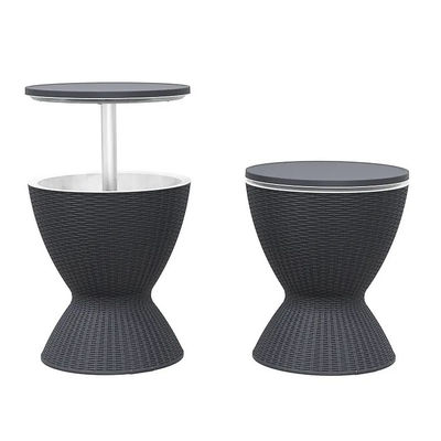 Refroidisseur de glace polyvalent Taille haute élévateur pour camping en plein air Pique-nique sur la plage Café Bistro Garden