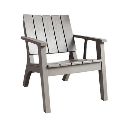 Table et chaise en bois en plastique pour terrasse extérieure nordique jardin balcon restaurant café