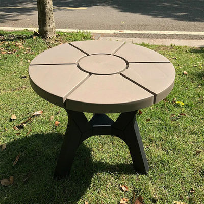 Table et chaise en bois en plastique pour terrasse extérieure nordique jardin balcon restaurant café