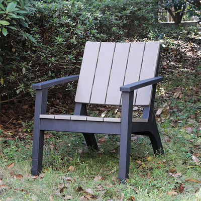 Table et chaise en bois en plastique pour terrasse extérieure nordique jardin balcon restaurant café