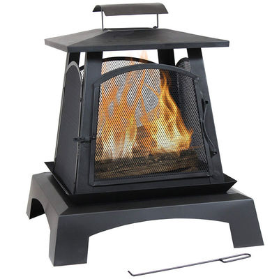 Foyer à bois portable extérieur pour jardin jardin feu de camping pique-nique