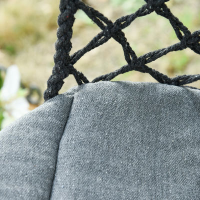 Meubles d'extérieur Macrame coton corde hamac Balances de chaise pour intérieur et extérieur