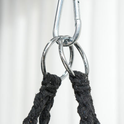 Meubles d'extérieur Macrame coton corde hamac Balances de chaise pour intérieur et extérieur