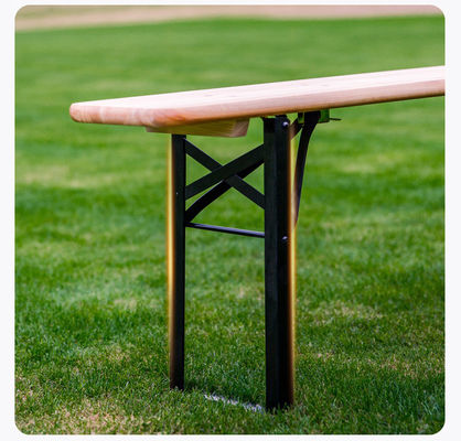 Table et chaise en bois massif rectangulaire pliable