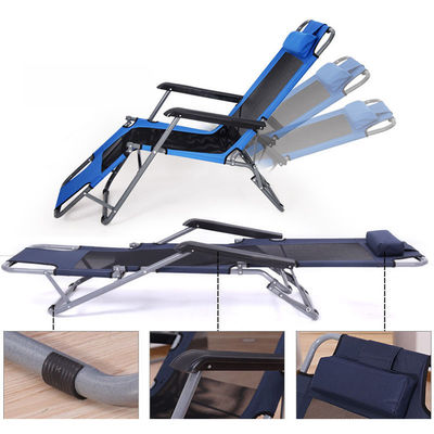 Chaise de salon à plage pliable et réglable à zéro gravité avec emballage Y Mail