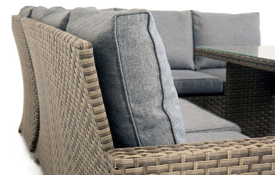 Taille du tabouret L.44 X W.44 X H.41cm AJUNION PE Rattan Jardin pour votre espace extérieur