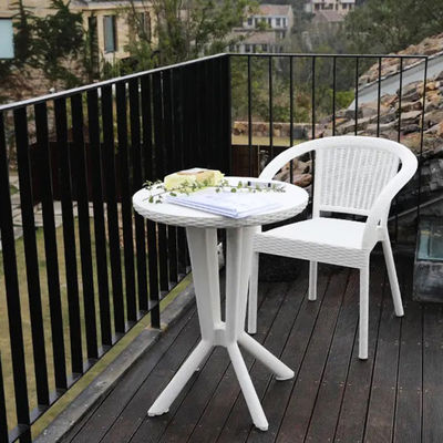 Ensemble de jardin à l'extérieur Meubles en rotin synthétique pour patio Balcon Café Fête de mariage