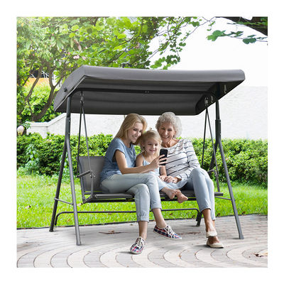 AJUNION 3 places hammock fauteuil à bascule avec baldaquin Transformer votre porche et espace patio