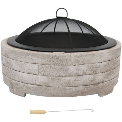 Barbecue au charbon de bois Grill Fire Pit Bowl pour le jardin de jardin en plein air feu de camping pique-nique