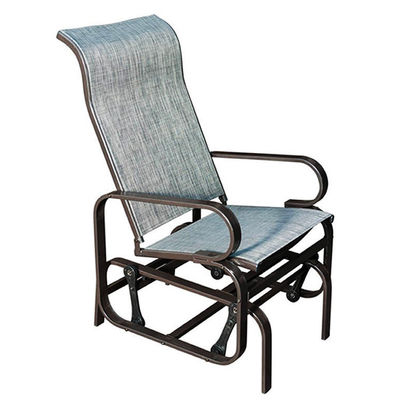 Cadre métallique Bistro extérieur patio jardin fauteuil roulant simple avec logo personnalisé