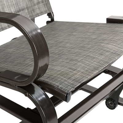 Cadre métallique Bistro extérieur patio jardin fauteuil roulant simple avec logo personnalisé