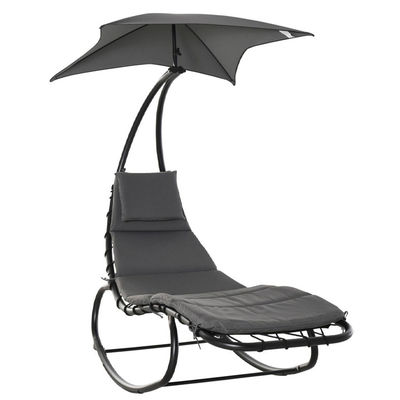 Balcon de plage extérieure patio jardin rotin balançoire suspendu avec conception de logo personnalisé
