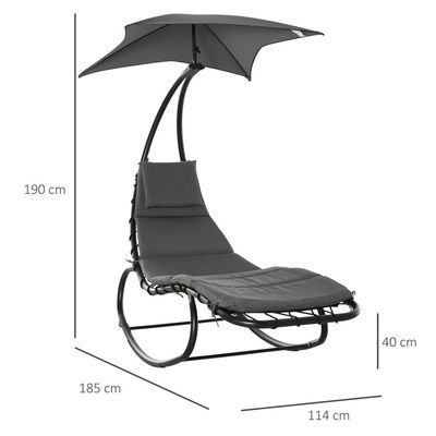 Balcon de plage extérieure patio jardin rotin balançoire suspendu avec conception de logo personnalisé